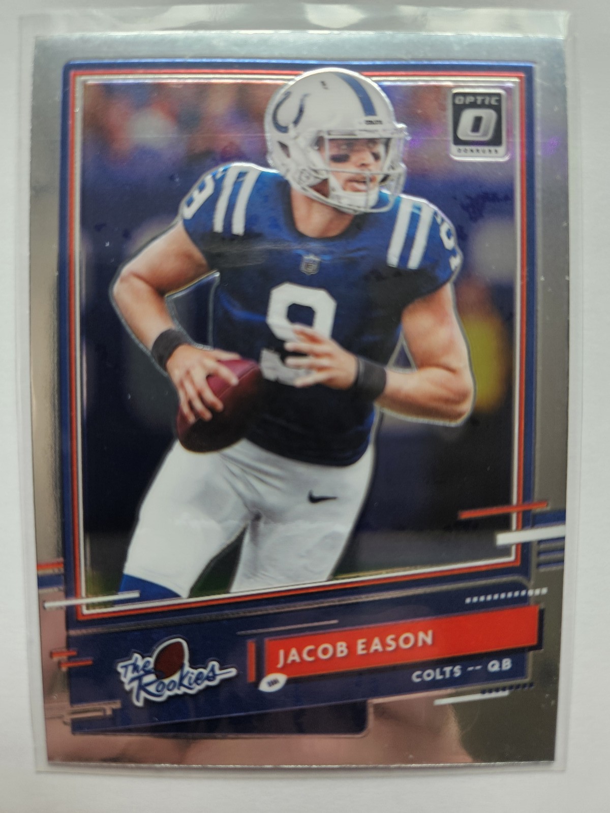 2020 Donruss Optic #TR-JE Jacob Eason The Rookies Holo