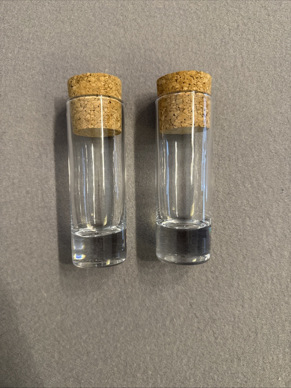 2er Set Gewürzglas/ Vorratsglas mit Korkstopfen