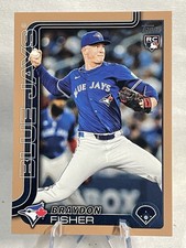 2025 Topps Update Braydon Fisher #US89 Gold Border Rookie RC #/2025 Blue Jays