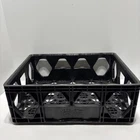 Vintage Collectible Coca Cola  Black Plastic Bottle Crate/Carrier  15x11x6