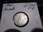Canada 1965 -  10 Cent Dime Canadian Coin - 80% Silver - ASW 0.06 Oz