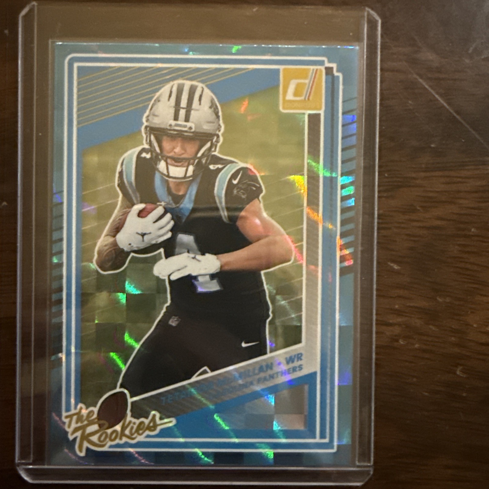 2025 Panini Donruss The Rookies Tetairoa McMillan RC Carolina Panthers Holo