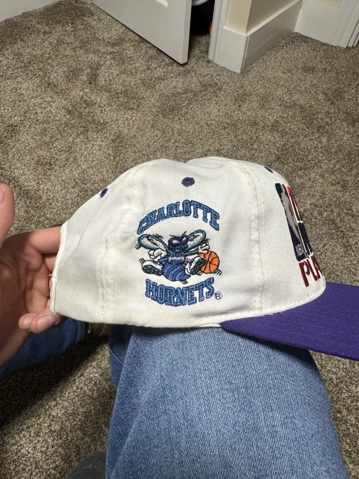 De colección Charlotte Hornets 1995 NBA Playoffs Starter Brand Snapback Nuevo Foto 2 de 4