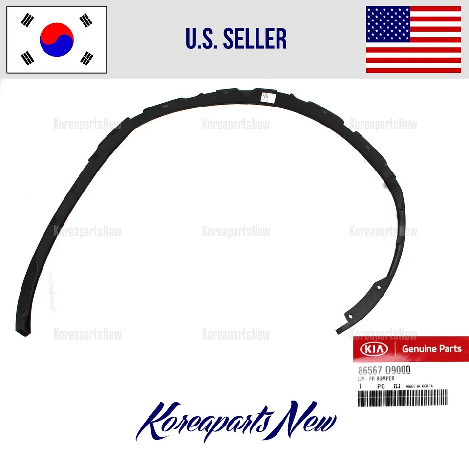 Front Bumper Lower Deflector LIP 86567D9000 ⭐OEM⭐ Kia Sportage 2.4L 2017-2019 - Image 2 of 3