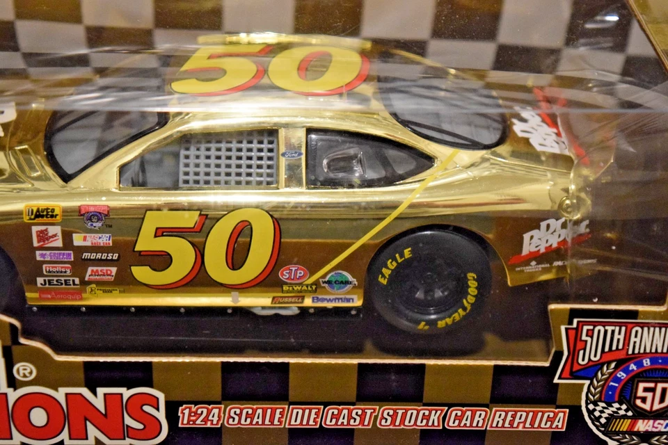 Ford Racing Champions 1999 50 aniversario Mark Green Dr.Pepper #50 escala 1:24 Foto 3 de 4