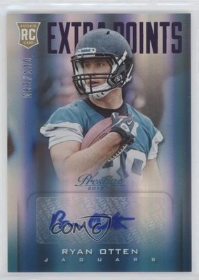 2013 Prestige Extra Points Purple Signatures /100 Ryan Otten Rookie Auto RC n1u