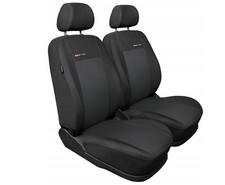 Coprisedili Anteriori Auto 1+1 in Jacquard Grigio per Hyundai Galloper I II