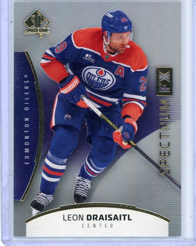 2025-26 SP AUTHENTIC HOCKEY SPECTRUM FX S-2, OILERS Leon Draisaitl