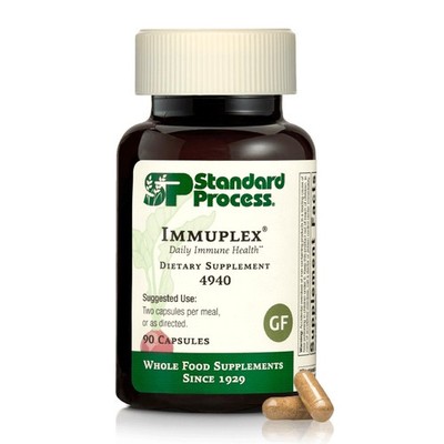 Standard Process Inc. Immuplex  Daily Immune Support Supplement with Folate, ...