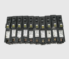 Square D HOM120PCAFI Combination Arc-Fault Circuit Breaker, 20 Amp, 120V, (10)