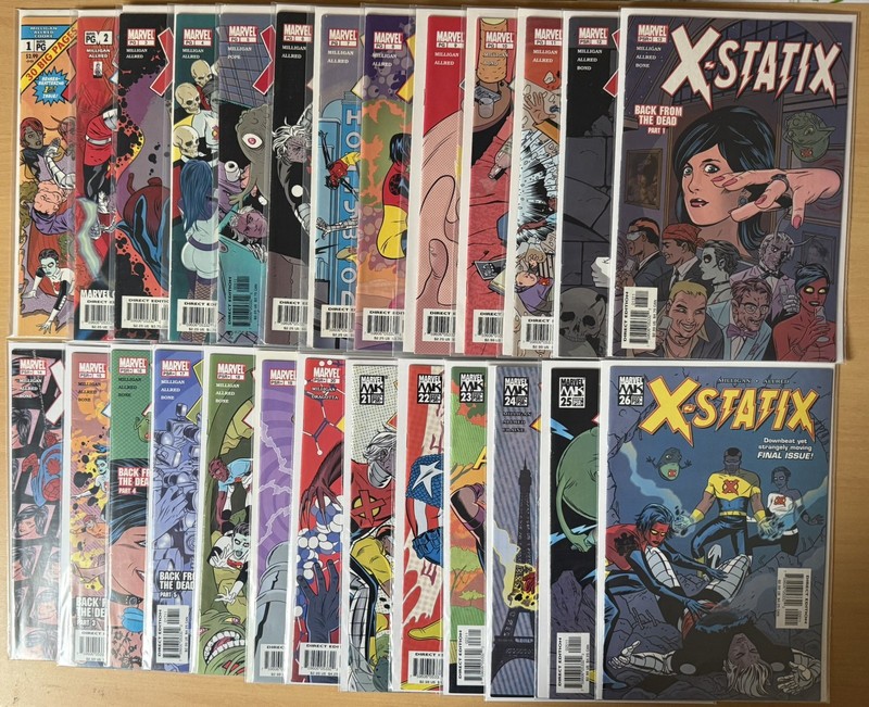 X-STATIX #1-26 *COMPLETE SET * ALLRED/MILLIGAN/X-FORCE (2002-2004) marvel comics