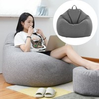 Extra Large Bean Bag Chairs Sofa Cover Indoor Soft Lazy Lounger For Adults Kids