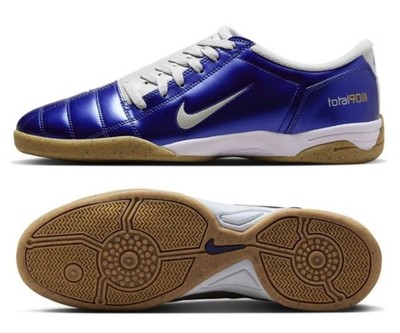 Nike Total 90 III IC Indoor Soccer Cleats Futsal Blue HQ2851-402