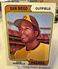 1974 Topps #456 Dave Winfield Rookie Card RC Padres HOF Vintage Baseball. rookie card picture