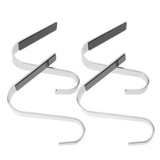 4 Pcs Christmas Fireplace Mantel Stocking Hangers Metal Garland Wreath Hooks