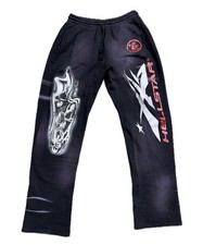 Hellstar Airbrush Skeleton Flare Sweatpants