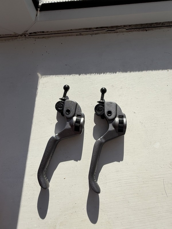 Hayes Dominion A4 , Brake Levers , Grey , Used Condition pair  
