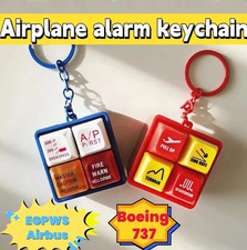 1 pc Aircraft Warning Sound Simulator Keychain EGPWS Alarm Toy