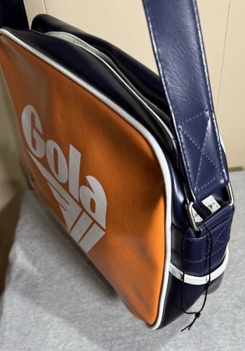Gola Classics Redford Messenger Bag Orange + Blue MinorDefect $65 - Picture 8 of 8