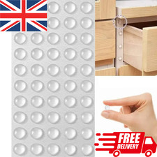100Pcs Soft Close Dampers Cupboard Door Stoppers Sticky Rubber Feet Bumper Pads
