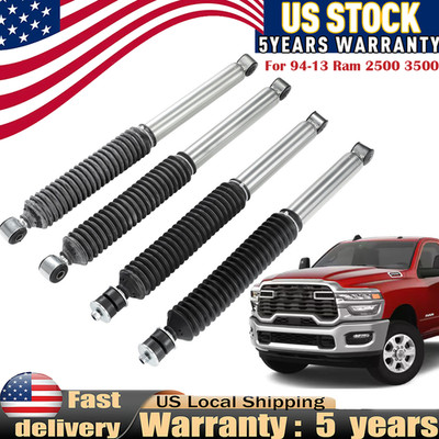 Bilstein B8 5100 Front Rear Shocks for 94-13 Ram 2500 3500 4WD w/ 0-4'' Lift Kit