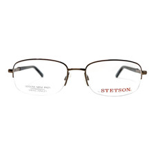 AUTHENTIC  NEW - STETSON - 307 040 54/18/145 - ANTIQUE GOLD EYEGLASSES FRAME