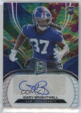 2021 Panini Spectra Rookie Celestial Prizm /75 Gary Brightwell #254 Auto 17hw