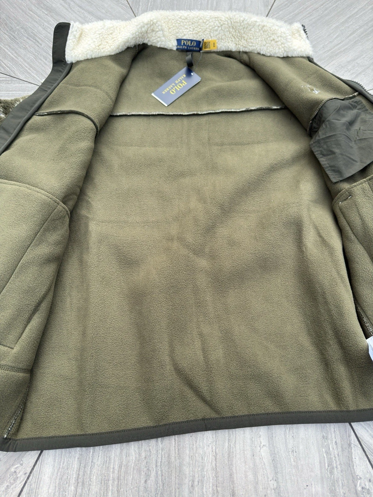 Polo Ralph Lauren High Pile Fleece Sportsman Country Scenic Wildlife Jacket XL image 14
