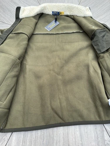 Polo Ralph Lauren High Pile Fleece Sportsman Country Scenic Wildlife Jacket XL image 14