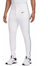 Nike Men's Vapor Select 2 Piped Baseball Pants White/green New Size XL New