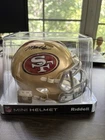 MALIK MUSTAPHA SIGNED AUTOGRAPHED SAN FRANCISCO 49ERS MINI HELMET BAS COA