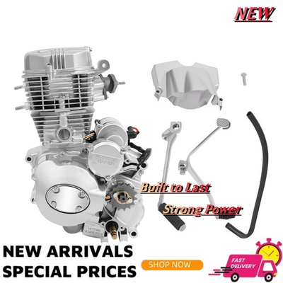 #ad #ad 4 Stroke Engine Motor Single Cylinder Engine For 200cc 250cc ATV Models... $337.02