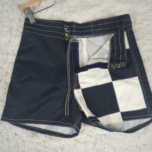Vintage Birdwell Beach Britches Shorts Checkered Board Shorts Size 28 - Picture 2 of 9