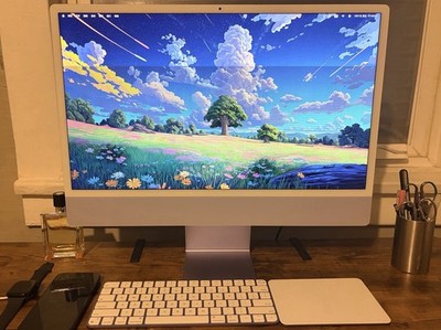 Apple iMac 24  (2021)   M1, 16GB RAM, 1TB SSD   Purple