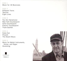 STEVE REICH: PHASES [BOX SET] NEW CD