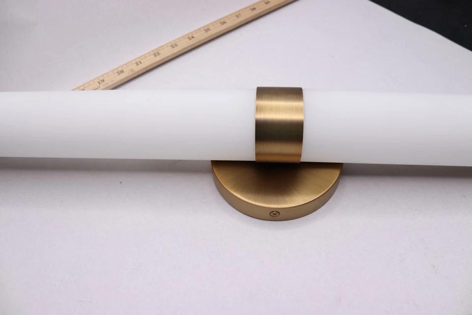 (1 paquete) Tocador LED de transición de iluminación de acceso dorado cepillado 62531LEDD-BG/OPL Foto 4 de 4