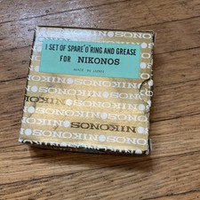 Nikon Nikonos 1 Set of O Ring and Grease