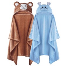 Toddler Bath Towel Hooded Kids Towels Bath Toddler Towels for Boy Girl 0-5 Ye...
