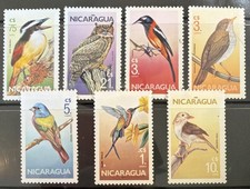 DP Stamps Nicaragua 1986 SC 2600-1506 MNH Set Birds