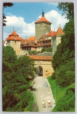 Rothenburg ob der Tauber Kobolzeller Gateway Historic Postcard