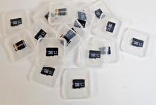8 GB Micro SD HC Card Class 10 With Storage Cases Qty 20