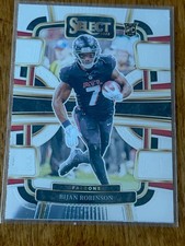 2023 Panini Select - Concourse Bijan Robinson #4 Silver Prizm (rc)