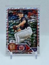 2023 Topps Collectors Box #320 Cade Cavalli Rookie RC Silver Foilboard Nationals