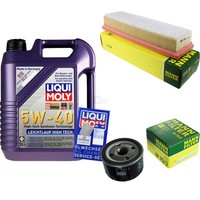 Inspektionskit Filter Liqui Moly ÖL 5L 5W-40 FüR Dacia Sandero Logan Mcv Ks_