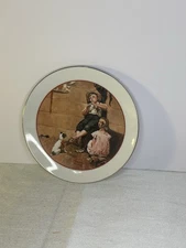Norman Rockwell “Young Love” Series Collector Plates 1982, Set of 3 CW Collectio