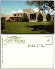 University of New Mexico Library Albuquerque Postcard