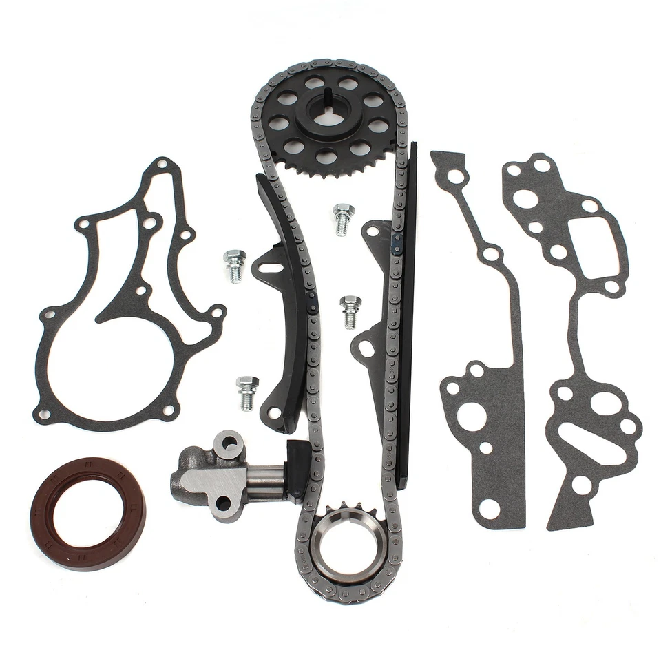 Timing Chain Kit (2 Heavy Duty Metal Guides) for 85-95 Toyota 4RUNNER 2.4L Foto 4 de 4