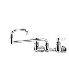Krowne 14818L 8 in Heavy Duty Wall Mount Faucet w/ Double Jointed