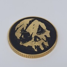 Pirate Skull Metal Coin Collectible Challenge Coin EDC Brass SOT Thieves New
