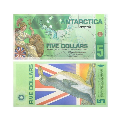 6pcs ANTARCTICA 1/2/3/5/10/20 UNC Dollar Banknote World ART Money For Collection - Picture 10 of 13
